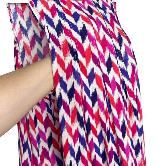 JCPenney Chevron Print 100% Rayon Colorful Tank Top - Picture 10 of 10